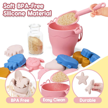 Beach Toys  Eco-Friendly BPA-Free 8pcs/Set