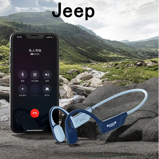 Jeep Bone Conduction Wireless  Earphones Bluetooth 5.3