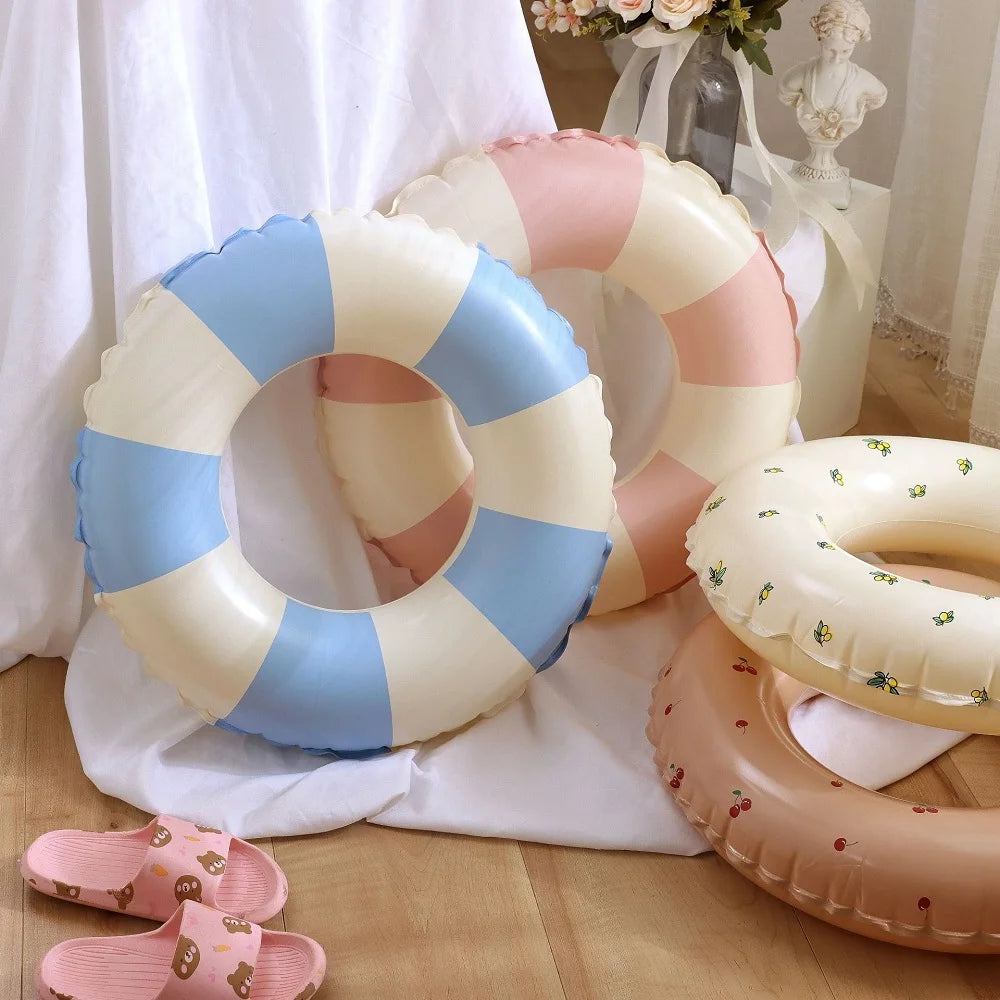 Rooxin Donut Swimming Ring Inflatable Pool Float for Teen Kids Swimming Circle Baby Swim Tube Water Play Swimming Pool Toys
